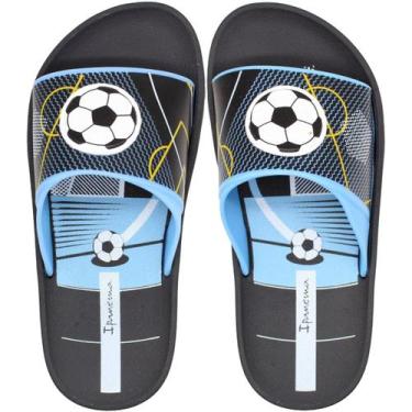 Imagem de Chinelo Slide Infantil Ipanema Sporty Juvenil Menino, 29, Preto