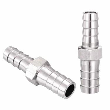 Imagem de HARFINGTON 2 peças de barras sextavadas de aço inoxidável de 3/20.3 cm a 5/40.6 cm para montagem de farpa de metal para impressão 3D, compressor de ar, máquina CNC, matrizes