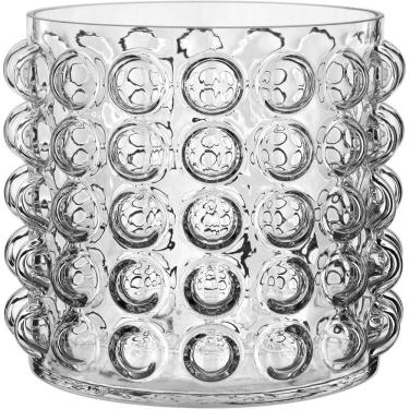 Imagem de Vaso Decorativo Planta Redondo Home&co Vidro 17x17x17cm