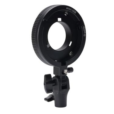 Imagem de Zhjvihx para Adaptador de Montagem Bowens Suporte de Suporte de Flash para Guarda-chuva Softbox de Luz LED Com Inclinação de 180 Graus Conector de Suporte de Luz de 1,65 Cm para