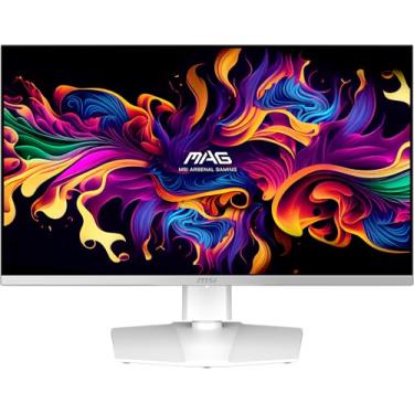 Imagem de MSI mag 272QPW QD-OLED X28 27" 2560x1440 (QHD), 280Hz, sincronização adaptativa, compatível com HDR, HDMI, porta VGA, montagem VESA, inclinável, moldura fina em 4 lados, 0,03 ms, branco