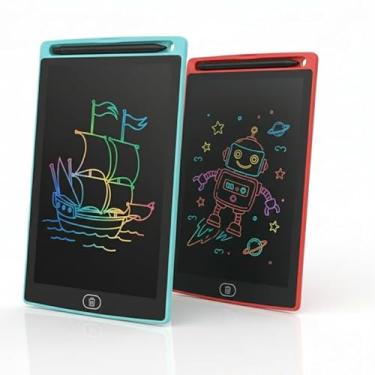 Imagem de Lousa Mágica LCD 8,5″ – Tablet de Escrita e Desenho Reutilizável • Infantis e Adultos Apaga em 1-Click