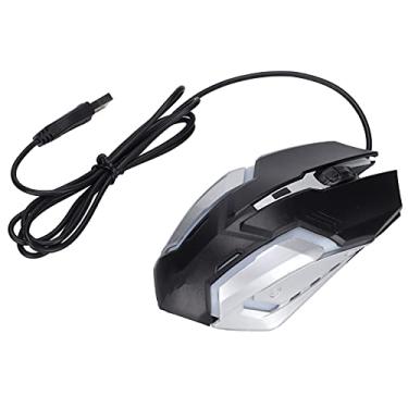 Imagem de SUNGOOYUE Mouse para Jogos X7 Com Iluminação LED de 7 Cores, Sensor óptico de 1600 DPI, Mouse USB Com Fio de 4 Botões para PC, Tablet (#11)