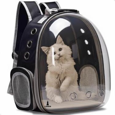 Imagem de Mochila Astronauta Bolsa Pet Visão Panorâmica Cachorro Gato - GT6065-B