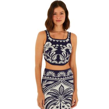 Imagem de Top Farm Rio Tricot Jacquard Martina-Feminino