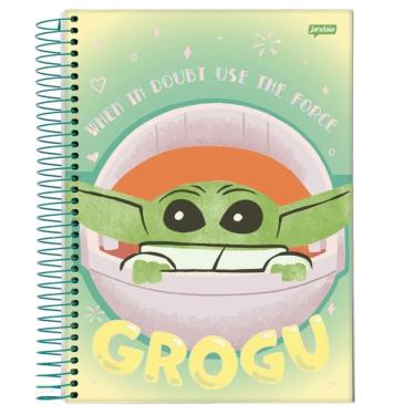 Imagem de Caderno Espiral Universitário A4 1 Matéria 80 Folhas Star Wars Jandaia Estampa 1