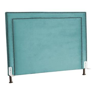 Imagem de Cabeceira Cama Box Casal Super King 195cm Viviane Veludo Quarto - Esto