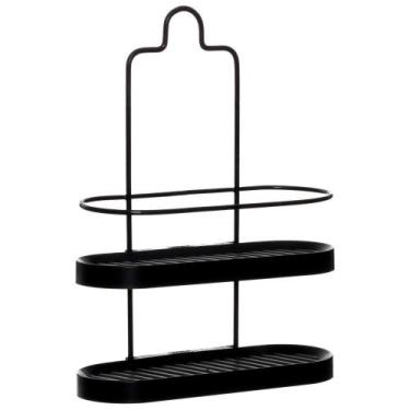 Imagem de Porta Shampoo Duplo Wave Black - Metaltru