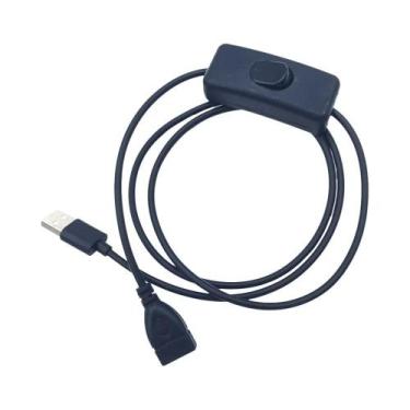 Imagem de Cabo USB Com Interruptor Liga/Desliga E Extensão Para Fita De LED  Fer