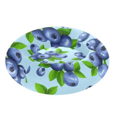 Imagem de SEHANY Cama fofa para cachorro de rosquinha de mirtilo, removível e lavável, pequena cama redonda para gatos, cama fofa super macia para animais de estimação com fundo antiderrapante para cães