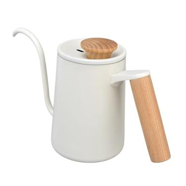 Imagem de Cryfokt Chaleira Com Bico Pescoço de Ganso Longo Com Design Ergonômico para Melhor Experiência de Preparo de café, Alça de Aço Inoxidável, Ideal para Entusiastas do café (600ml)