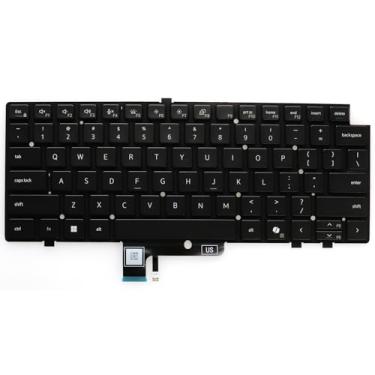 Imagem de LeFix Substituição de teclado retroiluminado para notebook Dell Latitude 7340 7350 7440 7450 7640 7650