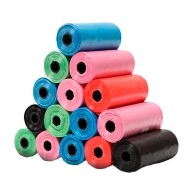 Imagem de Kit 300 Saquinhos Higiênicos Refil Cata Caca Pet Cachorro Gato