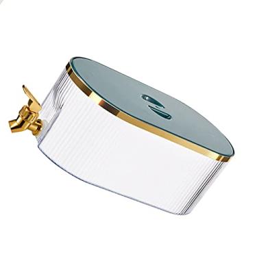 Imagem de GLOGLOW Jarro para Suprimentos de café e chá, Jarro de água Fria de 5,3L Com Tampa Selada e Torneira, Material PP e PS, Dispensador de Bebidas de Cozinha à Prova de Poeira para Uso Doméstico Água de