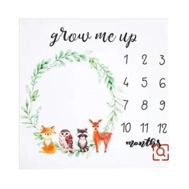 Imagem de Cobertor De Marcos De Crescimento Para Bebês Recém-Nascidos Acessórios