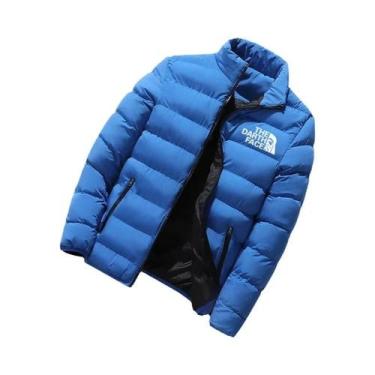 Imagem de Jaqueta Parka Masculina De Inverno 2024, Moda Casual, Quente, Com Gola