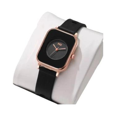 Imagem de Relógio Casual Feminino De Quartzo Com Pulseira De Silicone, Relógio E
