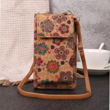 Imagem de Boêmio Bolsas Pequenas para Mulheres Bolsa de Alça Transversal Carteira Celular Capa Cruzada Flor com Bolso