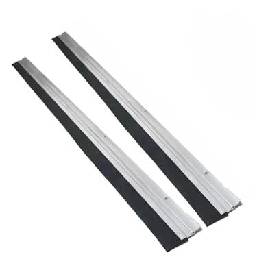 Imagem de Kit Veda Porta Alumínio Reforçado com EVA Rodo Vedante Anti Poeira Insetos Ruído(KIT 2 unidades 70 CM)