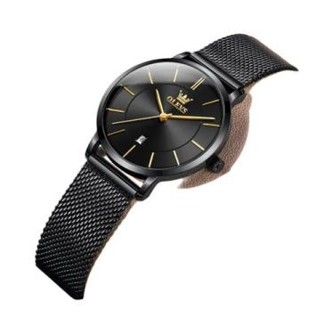 Imagem de Relógio De Pulso Feminino À Prova d'Água OLEVS 5869 Com Pulseira De Ma