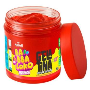 Imagem de Gelatina capilar babbaloko morango 500g - Apinil Cosméticos