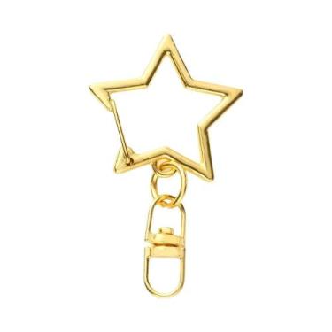 Imagem de Anéis De Chave Em Forma De Estrela 10 20 50Pcs Acessórios De Chaveiro 