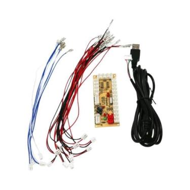 Imagem de Cabo Encoder USB Para PC Raspberry Pi TV Box Controle De Botão Joystic