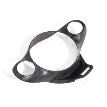 Imagem de JUIVEEL Adesivo protetor de moldura interior de capa de painel compatível com acessórios Kia Soul GT 2020-2025 (estilo grão de madeira)