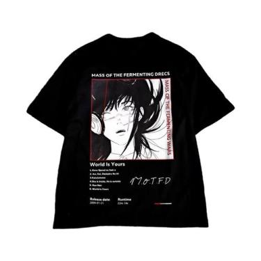 Imagem de Camiseta De Manga Curta Chainsaw Man Álbum Japonês Casal Guerra Demôni