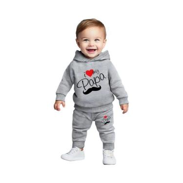 Imagem de Conjunto De Moletom Com Capuz De Manga Longa E Calças Esportivas Para 