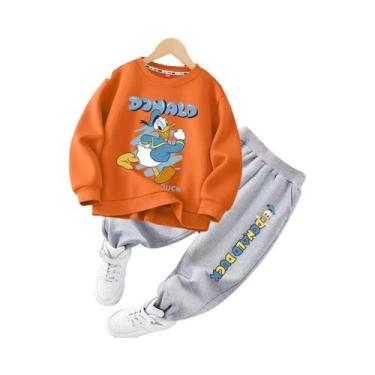 Imagem de Conjunto De Moletom De Algodão Para Menina E Menino Com Estampa Do Pat