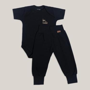 Imagem de Conjunto Body Basic Manga Curta e Mijão - 2 Peças Cheirinho de Neném, 