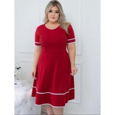 Imagem de Vestido Moda Feminina Gode Solto Casual Evangelico Culto Trabalho Fest