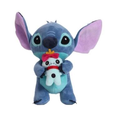 Imagem de Boneco De Pelúcia Disney Stitch De 18cm, Modelo De Desenho Animado, Br