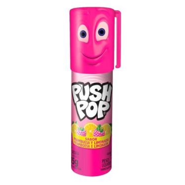 Imagem de Pirulito Framboesa Push Pop 15g