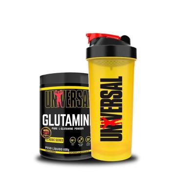 Imagem de Glutamina 600g - Coqueteleira 600ml - Universal-Unissex
