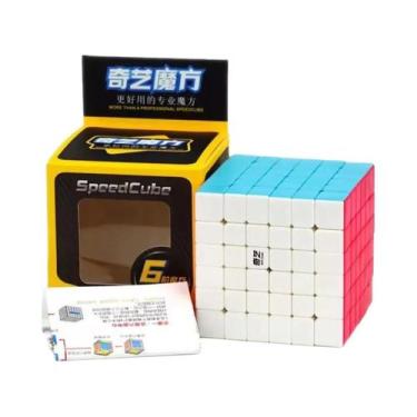 Imagem de Cubo Mágico QiYi Sem Adesivos 2x2 3x3 4x4 5x5 6x6 7x7 8x8 9x9 Brinqued