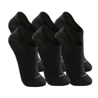 Imagem de Kit 3 Pares Meia Adulto Soquete Lupo Sport, Preto, GG 45-48