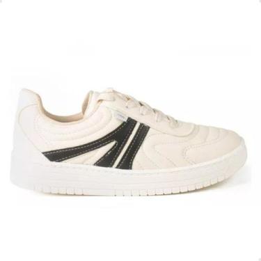 Imagem de Tenis Moda Fem Tenis Moda Dakota Da552, Cream, Preto, 36