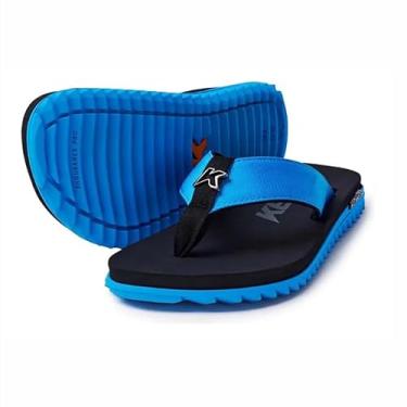 Imagem de Chinelo Sandalia Kenner Kivah Masculino Tratorado - Original (Azul/Preto, BR, Adulto, Numérico, 40)