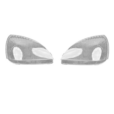 Imagem de Tampa da lente do farol compatível com renault clio 2009, acessórios de veículos, lâmpada de vidro, substituição do abajur primário(2PCS Left And Right)