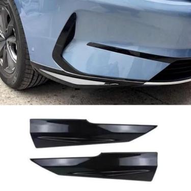 Imagem de Kit de carroceria de spoiler difusor de para-choque dianteiro para carro compatível com Qin Plus DMI 2021-2024 Protetor de para-choque acabamento de canto acessórios para carro (preto fosco)