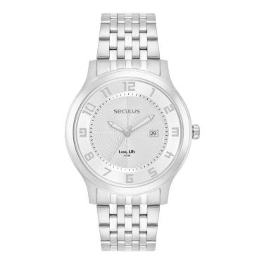 Imagem de Relógio Seculus Masculino Ref: 44265G0Svna2 Social Prateado