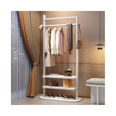 Imagem de Suporte para chapéu, cabideiro, madeira, chão, quarto, pequeno, casa, sala de estar, cabide simples, hotel, casa de família, novo cabide de estilo chinês, árvore de corredor (branco)