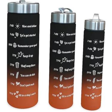 Imagem de Garrafa Squeeze Policarbonato Degradê 300ml Hidratação Ideal para Academia e Corridas Casa Exercicios