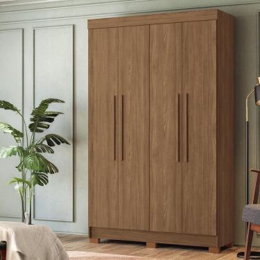 Imagem de Guarda-roupa Solteiro Santos Andirá Sarandi 130cm De Largura Jatobá