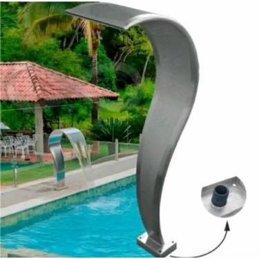 Imagem de Cascata Piscina Naja Media 85x40 inoxidável 85 Centímetros - VInox