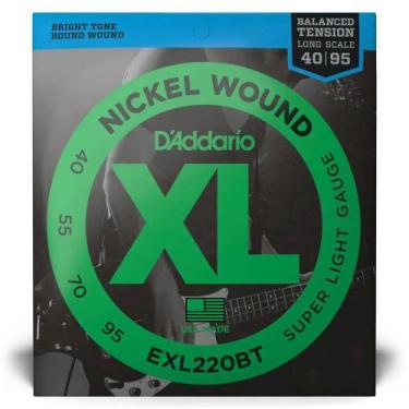 Imagem de Encordoamento d'addario baixo 4 cordas exl220bt 040 - DADDARIO