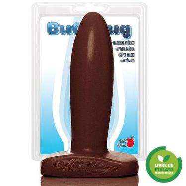 Imagem de Plug Anal Pequeno 9,5 x 2,5 cm Na Cor Marrom - Sexshop - Adtoys