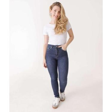 Imagem de Calça Jeans Skinny Feminina-13015 - VIDE BULA, 38, Jeans azul
